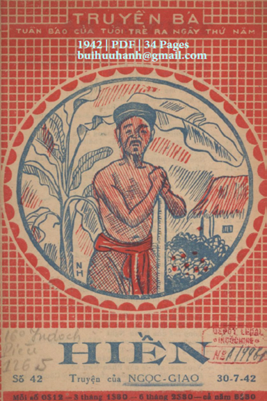 Hiền (NXB Tân Dân 1942) - Ngọc Giao, 34 Trang