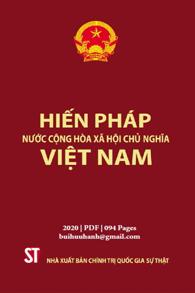 Hiến Pháp Nước Cộng Hòa Xã Hội Chủ Nghĩa Việt Nam (NXB Chính Trị 2020) - Nhiều Tác Giả, 94 Trang