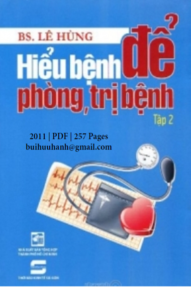 Hiểu Bệnh Để Phòng, Trị Bệnh Tập 2 (NXB Tổng Hợp 2011) - Lê Hùng, 256 Trang