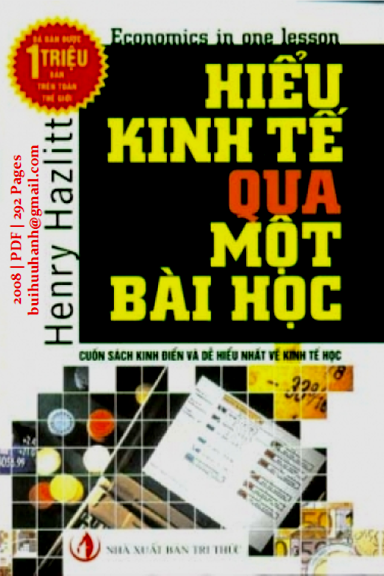 Hiểu Kinh Tế Qua Một Bài Học (NXB Tri Thức 2008) - Henry Hazlitt, 292 Trang