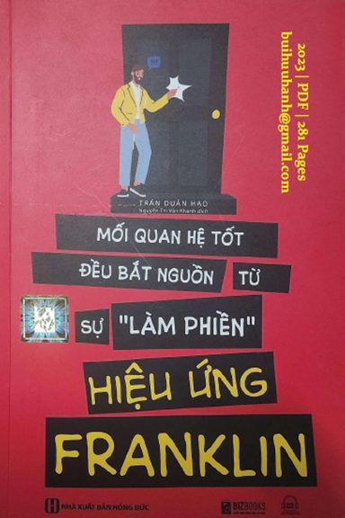 Hiệu Ứng Franklin (NXB Hồng Đức 2023) - Trần Duẫn Hạo, 281 Trang