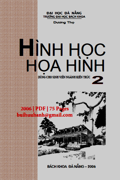 Hình Học Họa Hình 2 (NXB Đà Nẵng 2006) - Dương Thọ, 75 Trang