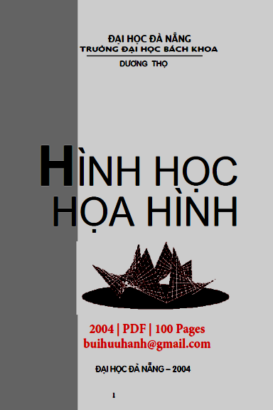 Hình Học Họa Hình (NXB Đà Nẵng 2004) - Dương Thọ, 100 Trang