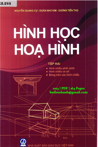 Hình Học Họa Hình Tập 2 (NXB Giáo Dục 2013) - Nguyễn Quang Cự, 164 Trang