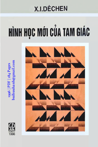 Hình Học Mới Của Tam Giác (NXB Giáo Dục 1996) - X. I. Dechen, 184 Trang