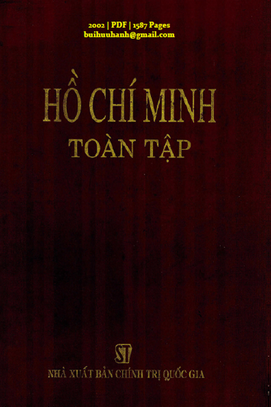 Hồ Chí Minh Toàn Tập (NXB Chính Trị 2002) - Trần Đình Nghiêm, 1587 Trang