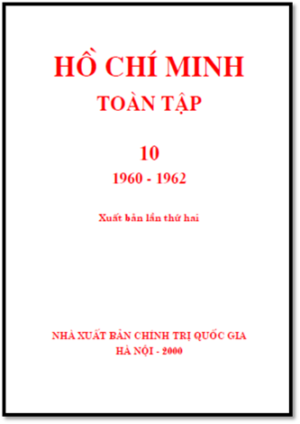 Hồ Chí Minh Toàn Tập Tập 10 (NXB Chính Trị 2000) - Phạm Hồng Chương, 720 Trang
