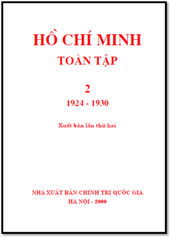 Hồ Chí Minh Toàn Tập Tập 2 (NXB Chính Trị 2000) - Phan Ngọc Liên 553 Trang