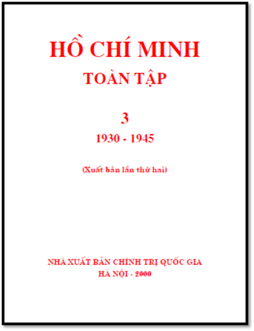 Hồ Chí Minh Toàn Tập Tập 3 (NXB Chính Trị 2000) - Lê Mậu Hãn, 643 Trang