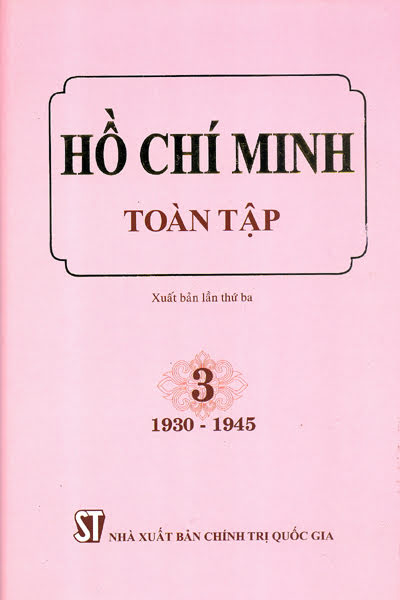 Hồ Chí Minh Toàn Tập Tập 3 (NXB Chính Trị 2011) - Trần Minh Trưởng, 712 Trang