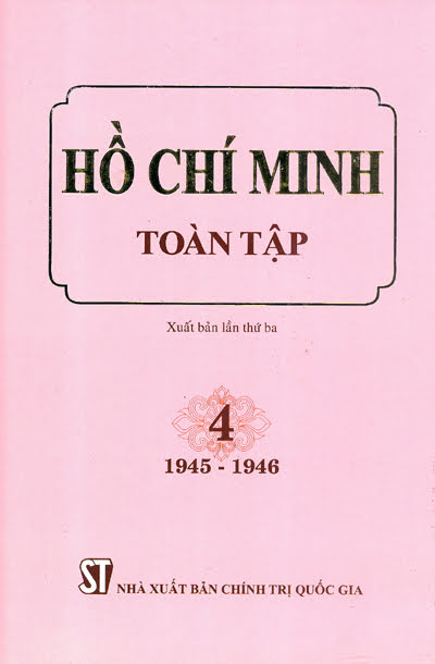 Hồ Chí Minh Toàn Tập Tập 4 (NXB Chính Trị 2011) - Lê Văn Tích, 665 Trang