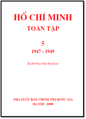 Hồ Chí Minh Toàn Tập Tập 5 (NXB Chính Trị 2000) - Đức Vượng, 792 Trang