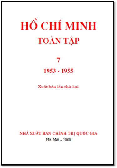 Hồ Chí Minh Toàn Tập Tập 7 (NXB Chính Trị 2000) - Trịnh Nhu, 621 Trang