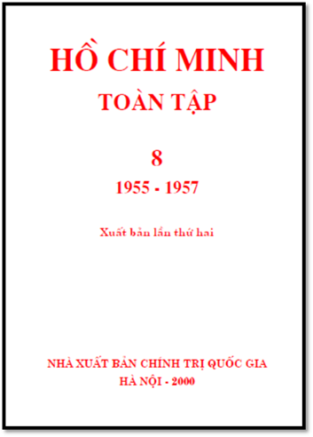Hồ Chí Minh Toàn Tập Tập 8 (NXB Chính Trị 2000) - Lê Huy Hoan, 653 Trang