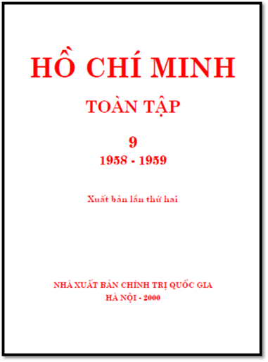 Hồ Chí Minh Toàn Tập Tập 9 (NXB Chính Trị 2000) - Phạm Mai Hùng, 671 Trang