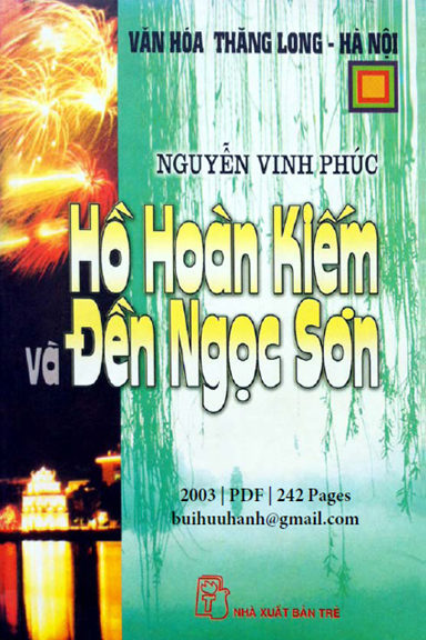 Hồ Hoàn Kiếm Và Đền Ngọc Sơn (NXB Trẻ 2003) - Nguyễn Vinh Phúc, 242 Trang