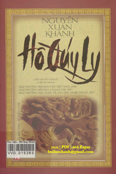 Hồ Quý Ly (NXB Phụ Nữ 2021) - Nguyễn Xuân Khánh, 668 Trang
