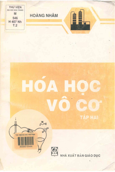 Hóa Học Vô Cơ Tập 2-Các Nguyên Tố Hóa Học Điển Hình (NXB Giáo Dục 2004) - Hoàng Nhâm, 292 Trang
