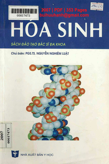 Hóa Sinh (NXB Y Học 2007) - Nguyễn Nghiêm Luật, 353 Trang