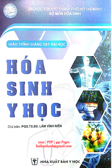 Hóa Sinh Y Học (NXB Y Học 2020) - Lâm Vĩnh Niên, 490 Trang