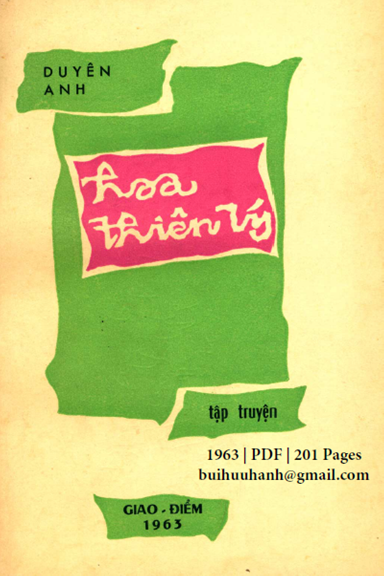 Hoa Thiên Lý (NXB Giao Điểm 1963) - Duyên Anh, 201 Trang