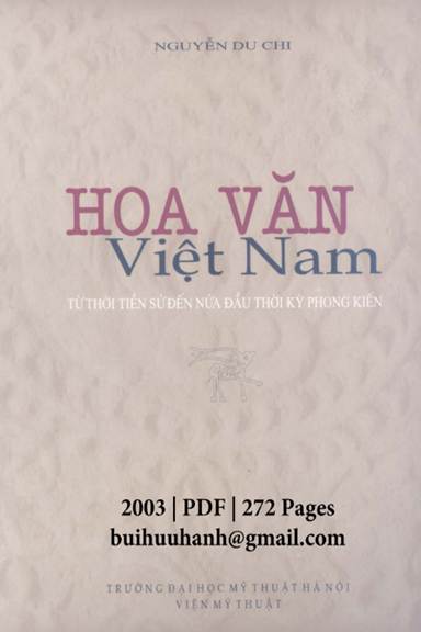 Hoa Văn Việt Nam (NXB Mỹ Thuật 2003) - Nguyễn Du Chi, 272 Trang