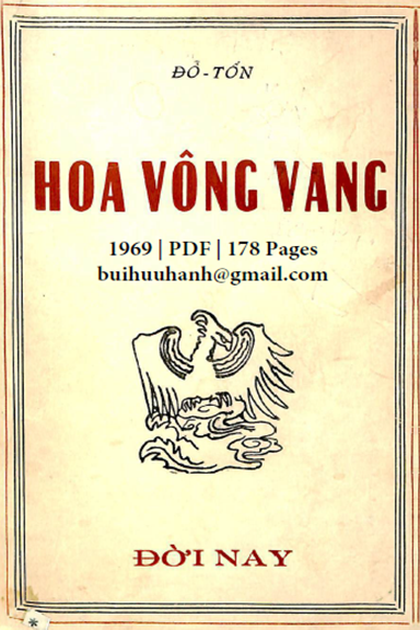 Hoa Vông Vang (NXB Đời Nay 1969) - Đỗ Tốn, 178 Trang