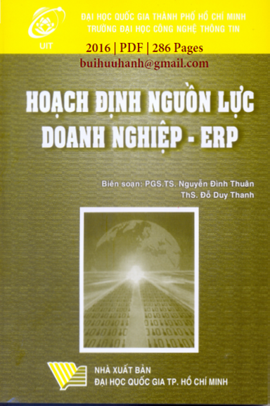 Hoạch Định Nguồn Lực Doanh Nghiệp ERP (NXB Đại Học Quốc Gia 2016) - Nguyễn Đình Thuận, 286 Trang