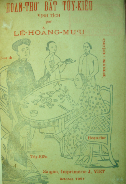 Hoạn Thơ Bắt Túy Kiều Vịnh Tích (NXB Sài Gòn 1921) - Lê Hoàng Mưu, 32 Trang