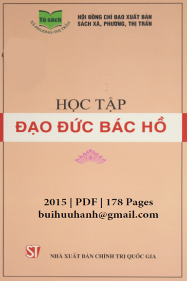 Học Tập Đạo Đức Bác Hồ (NXB Chính Trị 2015) - Vũ Khiêu, 178 Trang