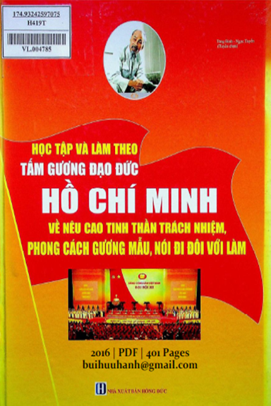 Học Tập Và Làm Theo Tấm Gương Đạo Đức Hồ Chí Minh Về Nêu Cao Tinh Thần Trách Nhiệm