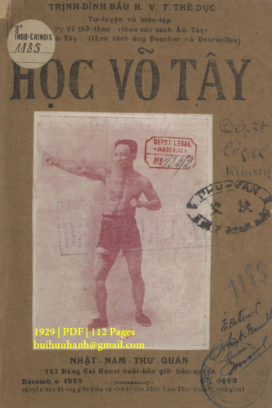 Học Võ Tây (NXB Nhật Nam 1929) - Trịnh Đình Báu, 112 Trang