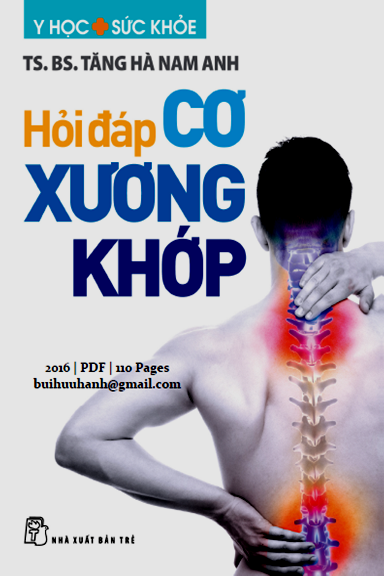 Hỏi Đáp Cơ Xương Khớp (NXB Trẻ 2016) - Tăng Hà Nam Anh, 110 Trang
