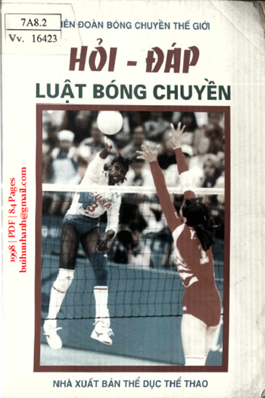 Hỏi-Đáp Luật Bóng Chuyền (NXB Thể Dục Thể Thao 1998) - Jim Coleman, 84 Trang