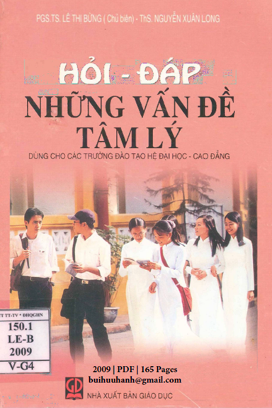 Hỏi-Đáp Những Vấn Đề Tâm Lý (NXB Giáo Dục 2009) - Lê Thị Bừng, 165 Trang