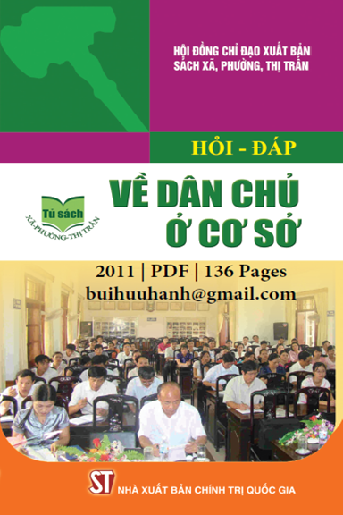 Hỏi-Đáp Về Dân Chủ Ở Cơ Sở (NXB Chính Trị 2011) - Lan Anh, 136 Trang