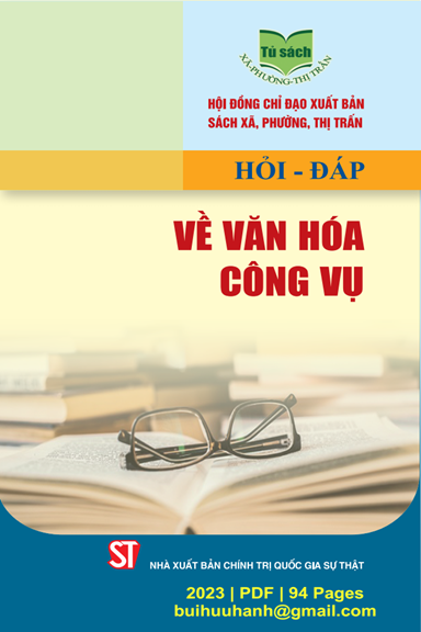 Hỏi-Đáp Về Văn Hóa Công Vụ (NXB Chính Trị 2023) - Trần Thị Thanh Thủy, 94 Trang