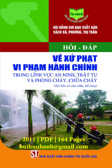 Hỏi-Đáp Về Xử Phạt Vi Phạm Hành Chính (NXB Chính Trị 2011) - Nguyễn Ngọc Anh, 164 Trang