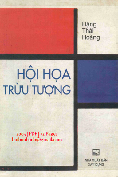 Hội Họa Trừu Tượng (NXB Xây Dựng 2005) - Đặng Thái Hoàng, 72 Trang