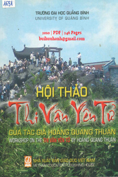 Hội Thảo Thi Vân Yên Tử (NXB Giáo Dục 2010) - Hoàng Quang Thuận, 246 Trang