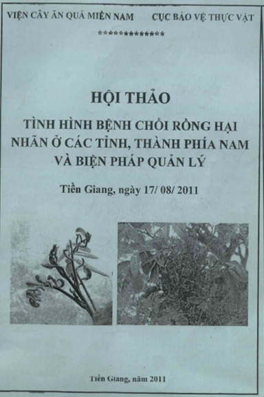 Hội Thảo Tình Hình Bệnh Chỗi Rồng Hại Nhãn Ở Các Tỉnh, Thành Phía Nam Và Biện Pháp Quản Lý