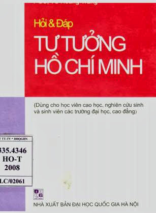 Hỏi Và Đáp Tư Tưởng Hồ Chí Minh (NXB Đại Học Quốc Gia 2008) - Hoàng Trang, 160 Trang