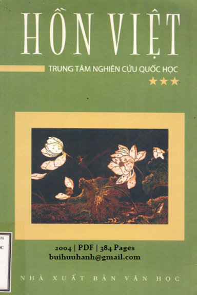 Hồn Việt Tập 3 (NXB Văn Học 2004) - Phan Thuận An, 384 Trang