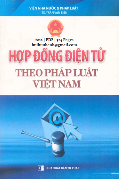 Hợp Đồng Điện Tử Theo Pháp Luật Việt Nam (NXB Tư Pháp 2012) - Trần Văn Biên, 324 Trang