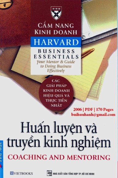 Huấn Luyện Và Truyền Kinh Nghiệm (NXB Tổng Hợp 2006) - Trần Thị Bích Nga, 170 Trang