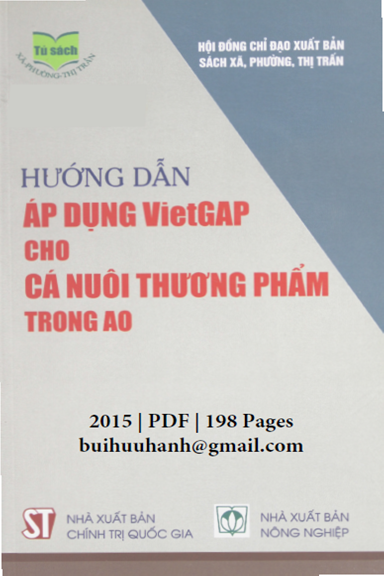 Hướng Dẫn Áp Dụng VietGAP Cho Cá Nuôi Thương Phẩm Trong Ao (NXB Chính Trị 2015) - Trần Văn Sỹ
