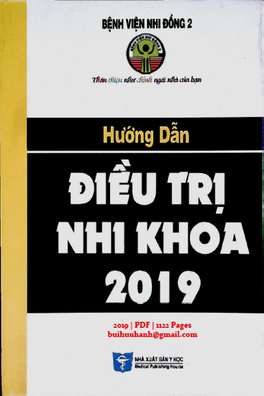 Hướng Dẫn Điều Trị Nhi Khoa 2009 (NXB Y Học 2019) - Trịnh Hữu Tùng, 1122 Trang