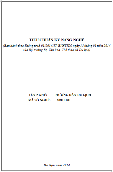 Hướng Dẫn Du Lịch (NXB Hà Nội 2014) - Nguyễn Văn Lưu, 149 Trang