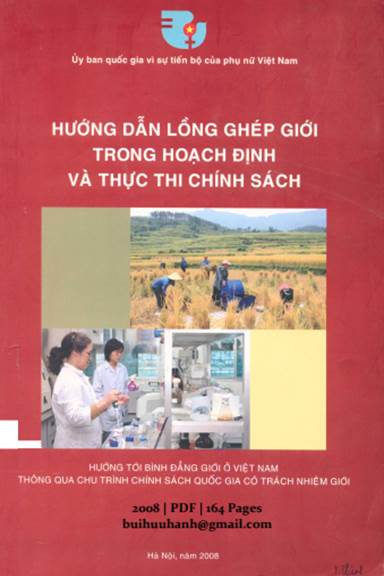 Hướng Dẫn Lồng Ghép Giới Trong Hoạch Định Và Thực Thi Chính Sách - Nguyễn Thị Kim Ngân, 164 Trang