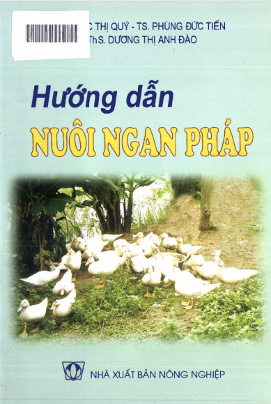 Hướng Dẫn Nuôi Ngan Pháp (NXB Nông Nghiệp 2001) - Mạc Thị Quý, 29 Trang